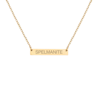 Spelmanite Bar Necklace